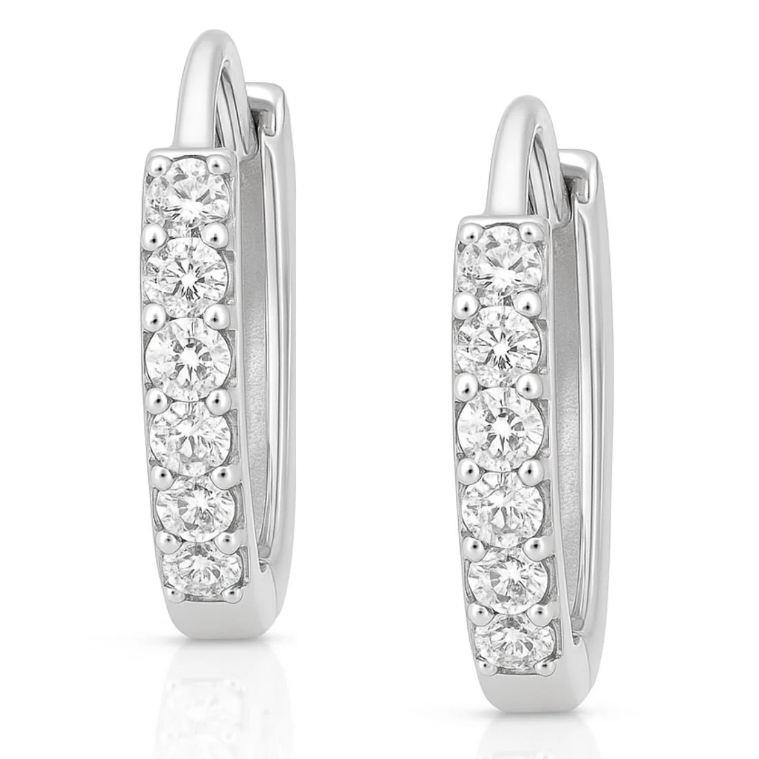 The Classic Moment Hoop 925 Silver Earrings - Image 6