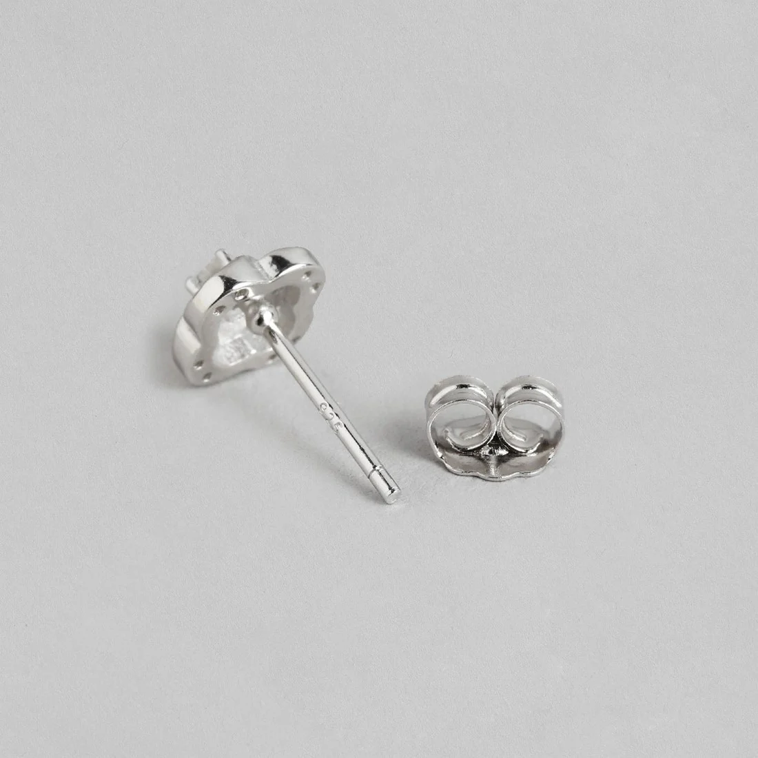 Timeless Floral Rhodium-Plated Brilliance 925 Sterling Silver Jewelry Set - Image 7