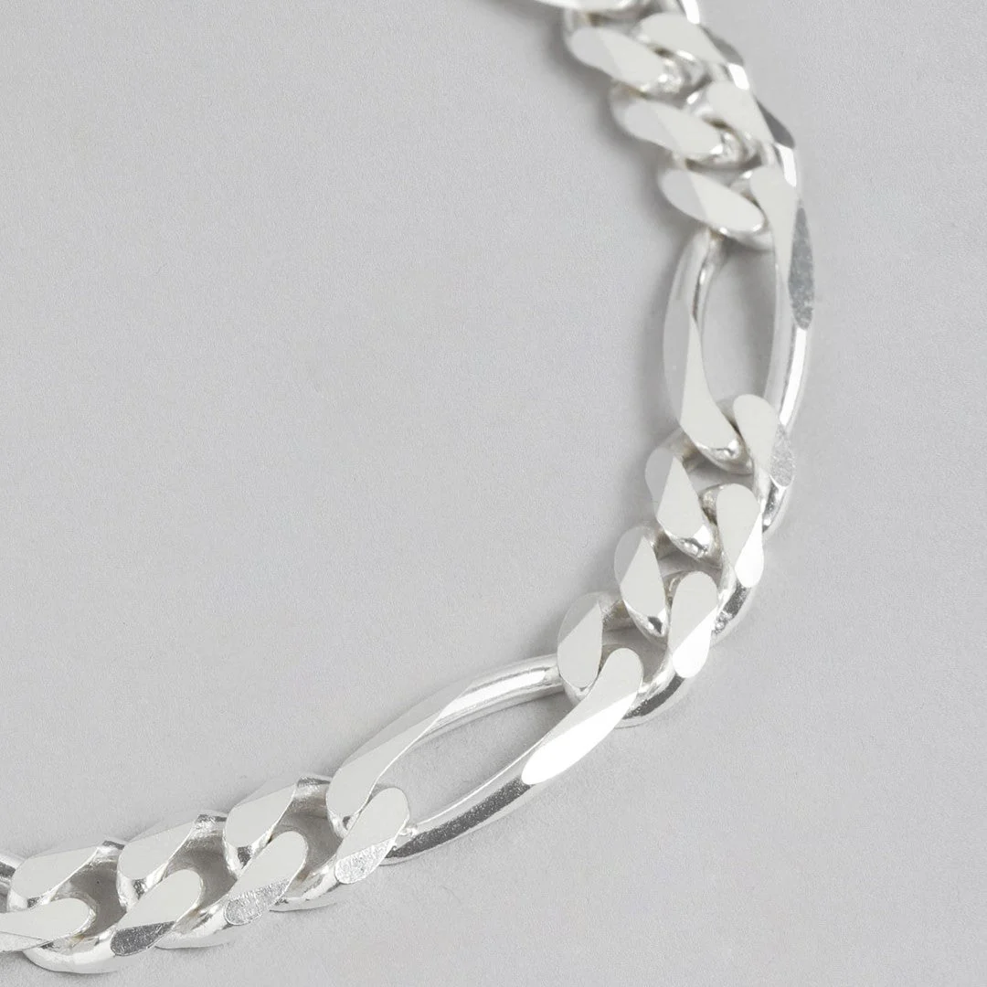 Timeless Silver Elegance 925 Sterling Silver Plated Men's Bracelet Gift Hamper - Image 5