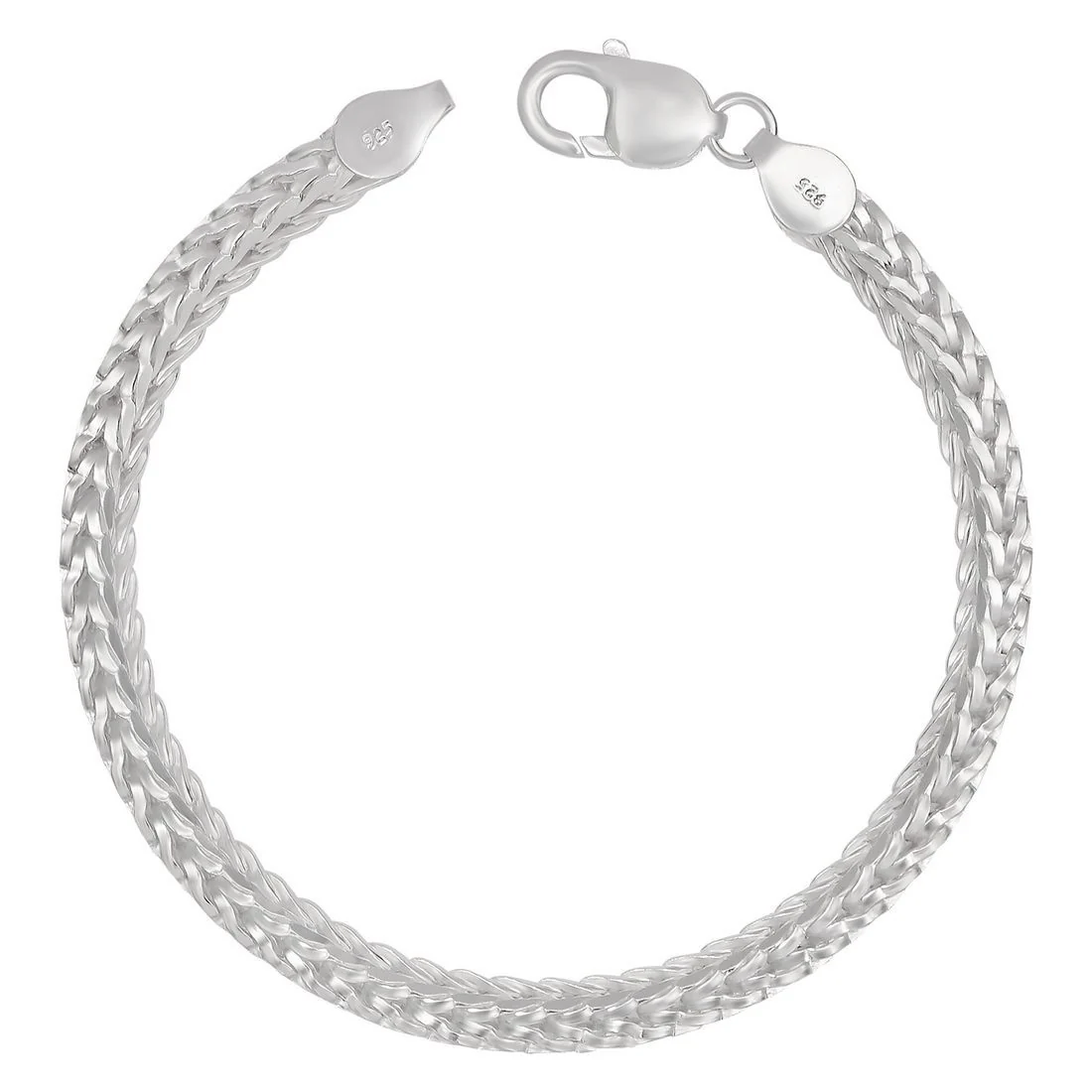 Timeless Strength Silver Men's 925 Sterling Silver bracelet - Image 4