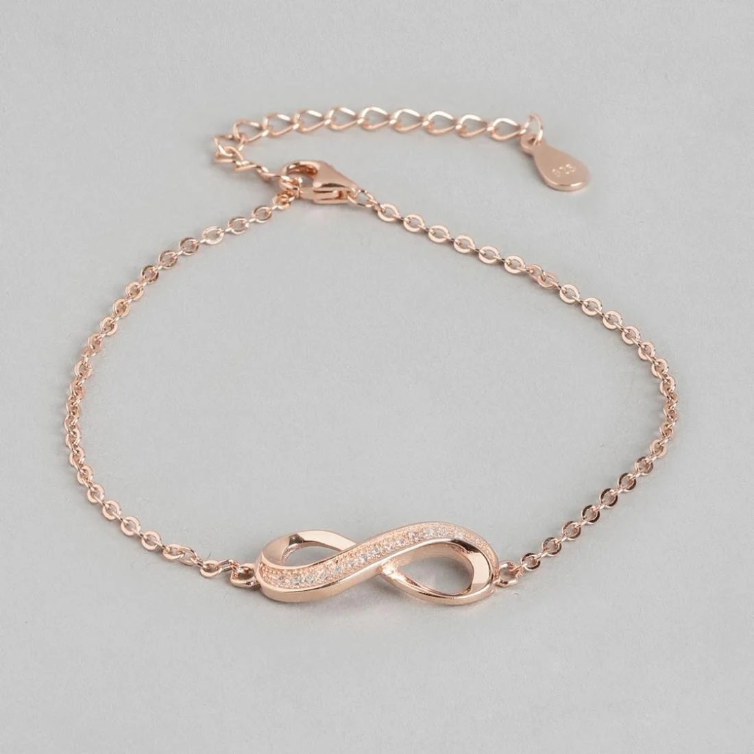 To Infinity and Beyond Rose Gold 925 Silver Bracelet Gift Hamper - Image 8