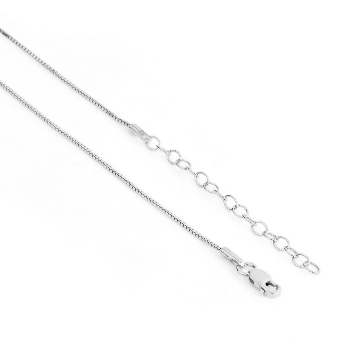 Triangle Sparkle Rhodium Plated 925 Sterling Silver Pendant - Image 6