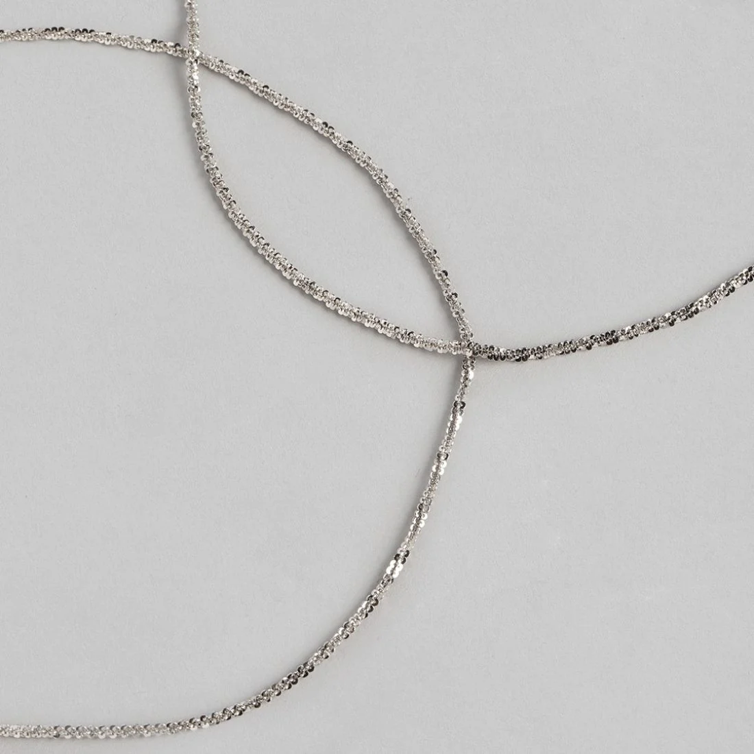 Twisted Weave 925 Sterling Silver Anklet - Image 4