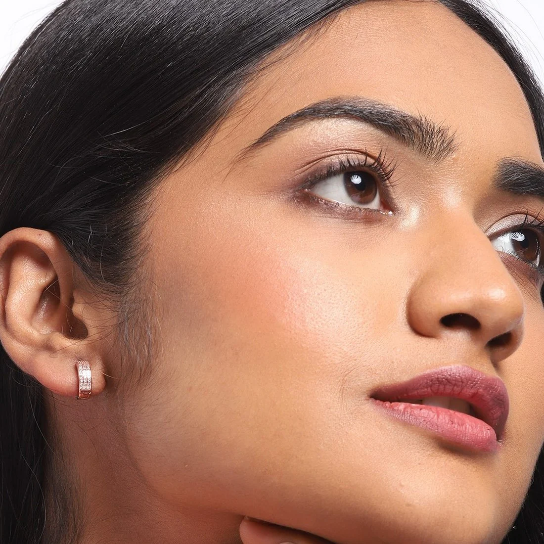 Unapologetic and Gorgeous 925 Silver Hoop Earrings Combo - Image 2