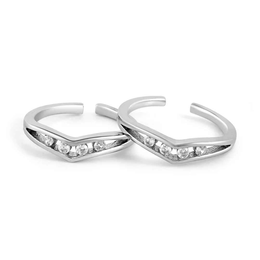 Minimal 925 Silver Toe Ring - Image 3