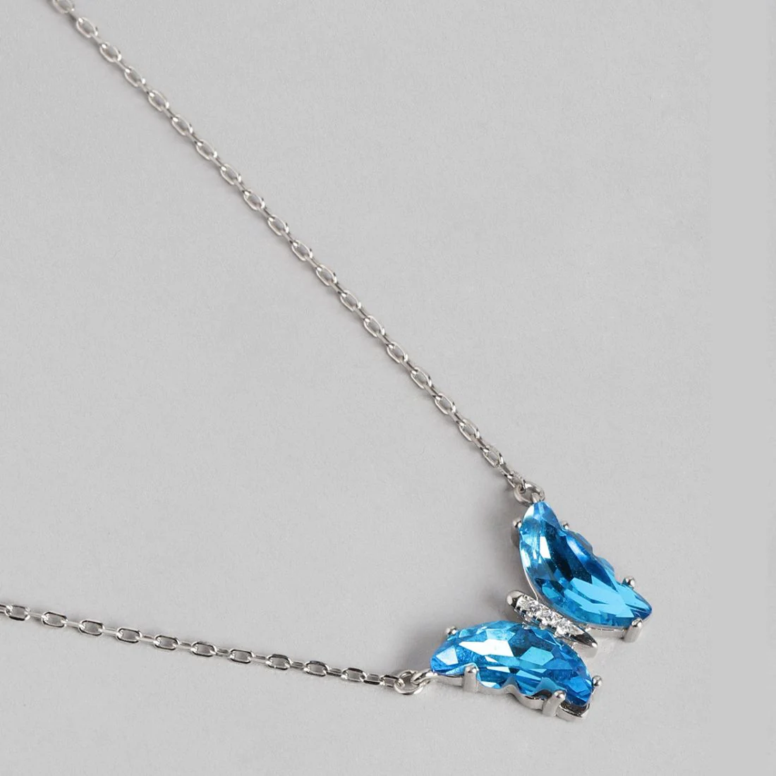 Whimsical Flight Rhodium-Plated 925 Sterling Silver Necklace - Image 4