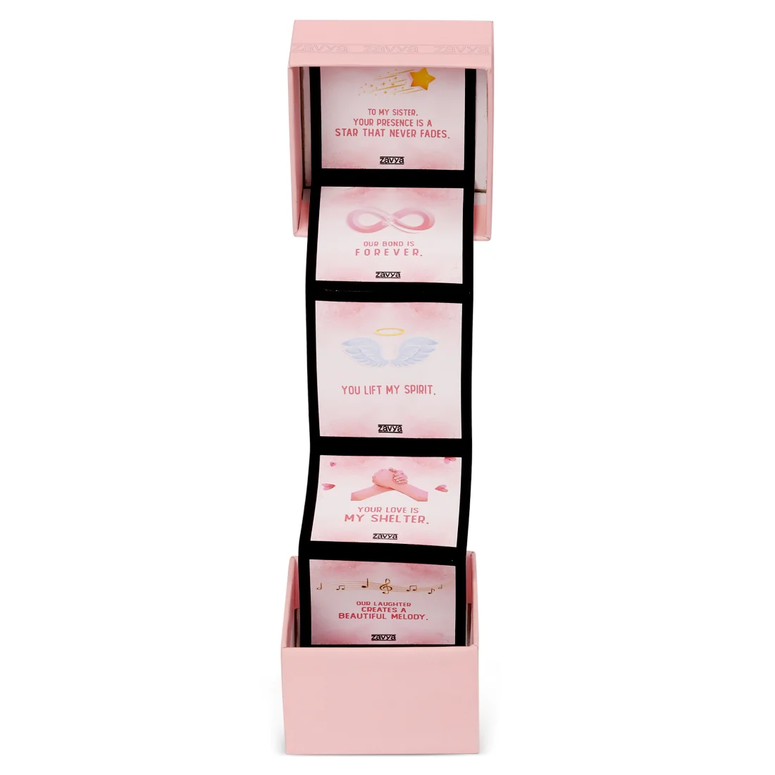 Whispers of Love: Dainty Heart 925 Silver Anklets Gift Hamper for Sister - Image 6