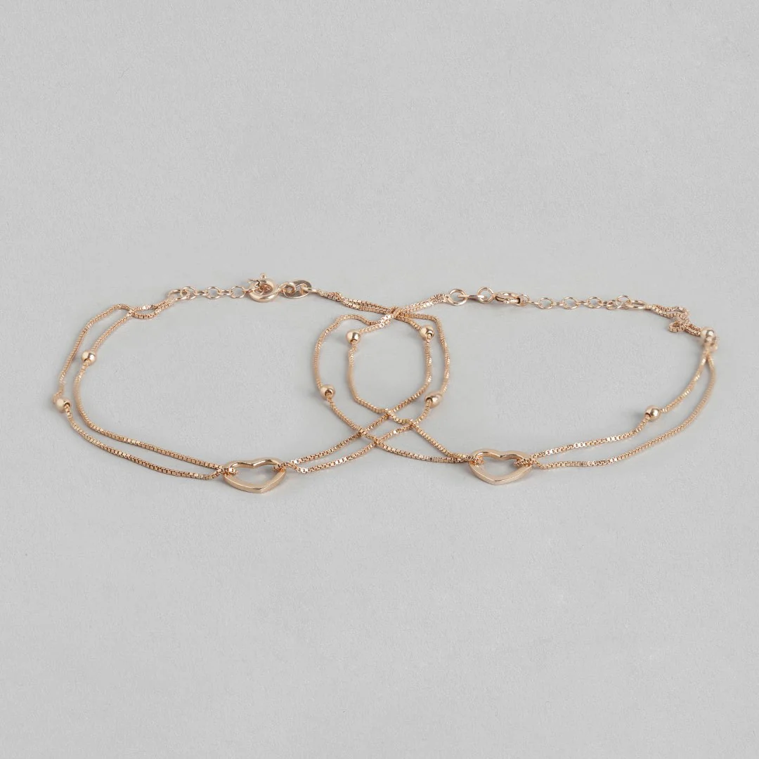 Whispers of Love: Dainty Heart 925 Silver Anklets Gift Hamper - Image 8