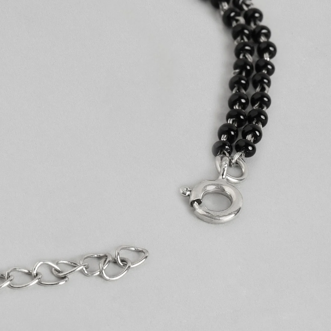Cubic Zirconia 925 Silver Mangalsutra Bracelet - Image 7