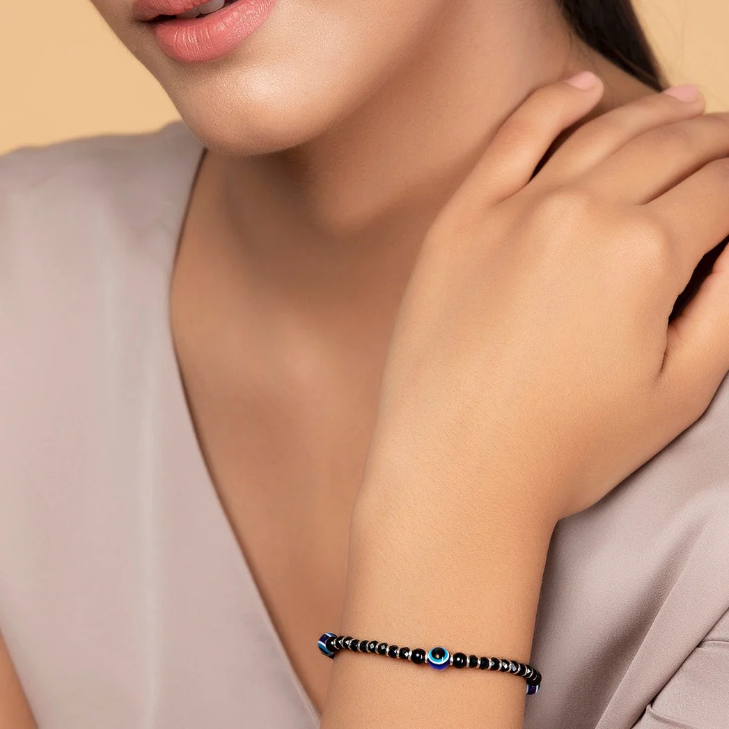 Classy Evil Eye 925 Sterling Silver Bracelet - Image 3