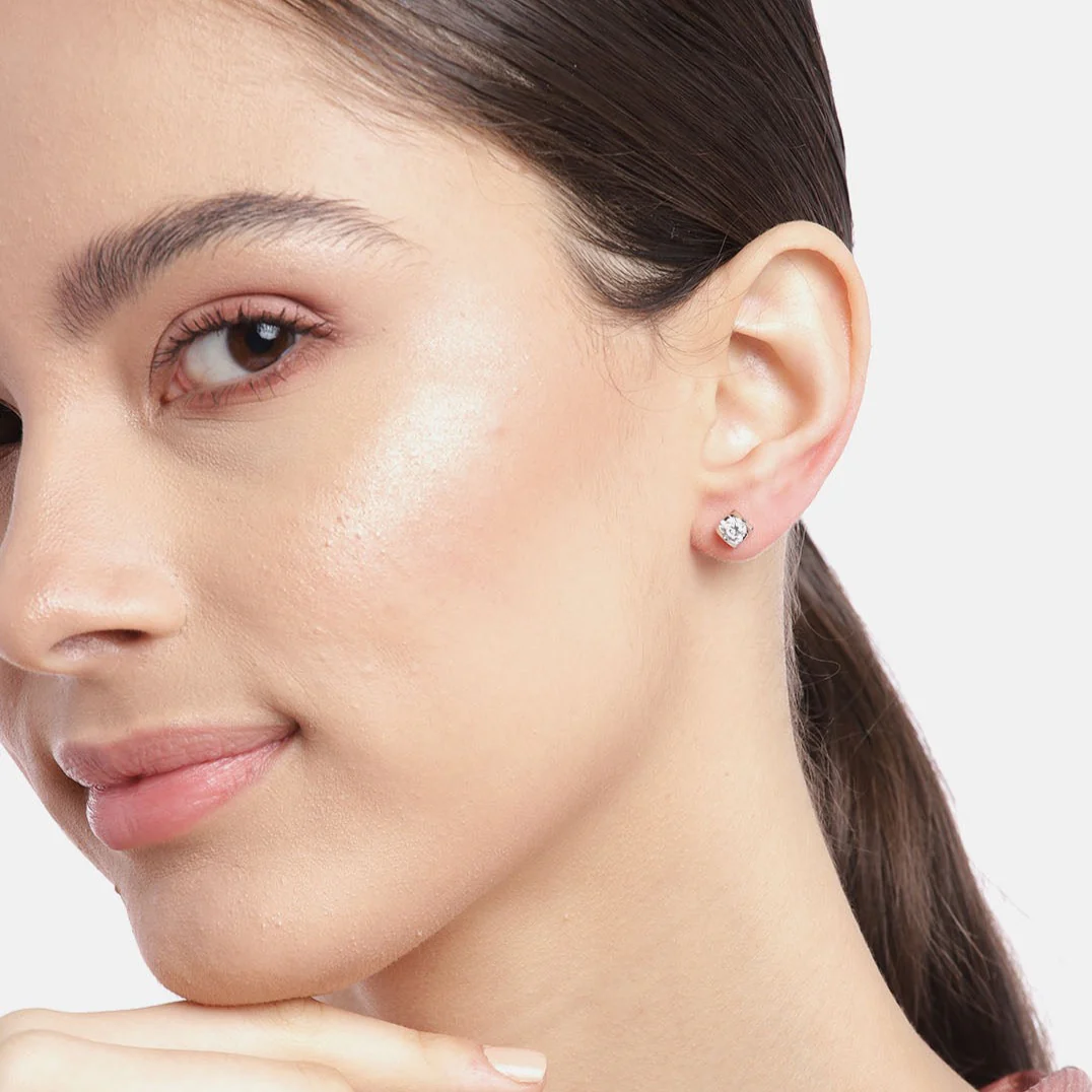 Diva CZ 925 Sterling Silver Earrings - Image 3