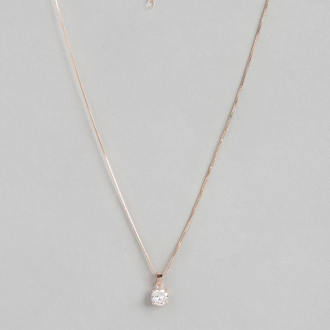 Solitaire 925 Sterling Silver Jewellery Set Combo - Image 5