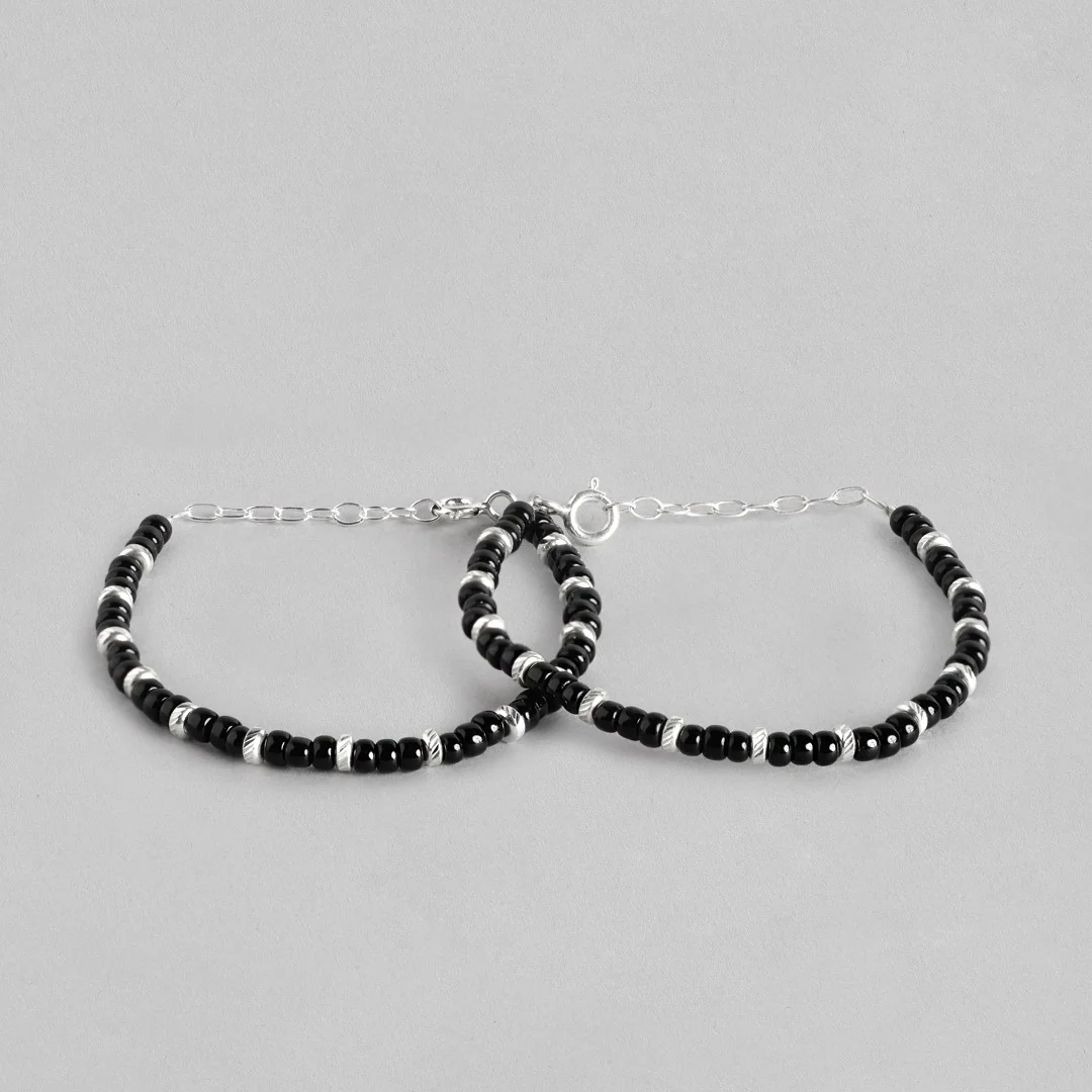 Itty Bitty Beads 925 Sterling Silver Kids Bracelet Combo (Age : 0-3 Years) - Image 2