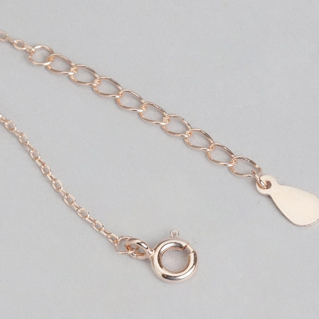 Beloved Rose-Gold Plated 925 Sterling Silver CZ Necklace - Image 8