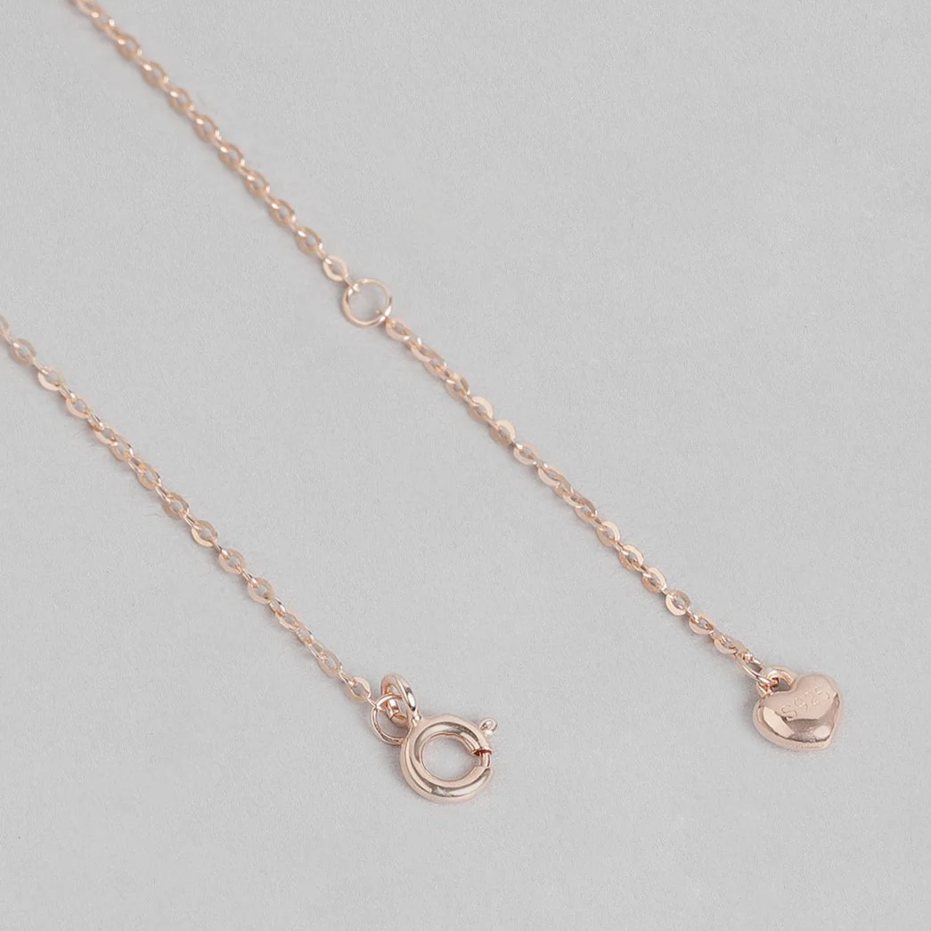 To the Moon Rose-Gold Plated 925 Sterling Silver Necklace - Image 7