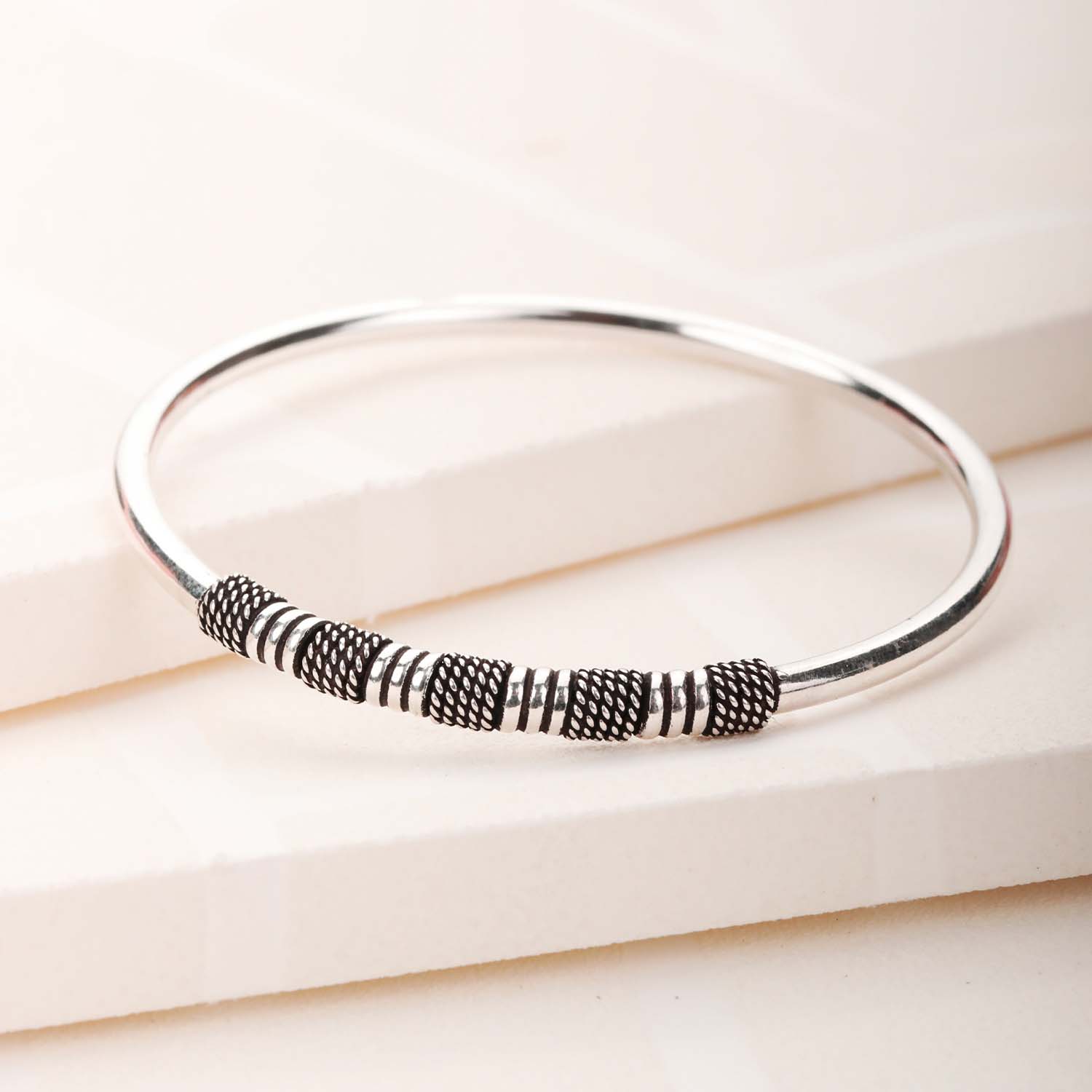 Quintessential Kada 925 Silver Bracelet