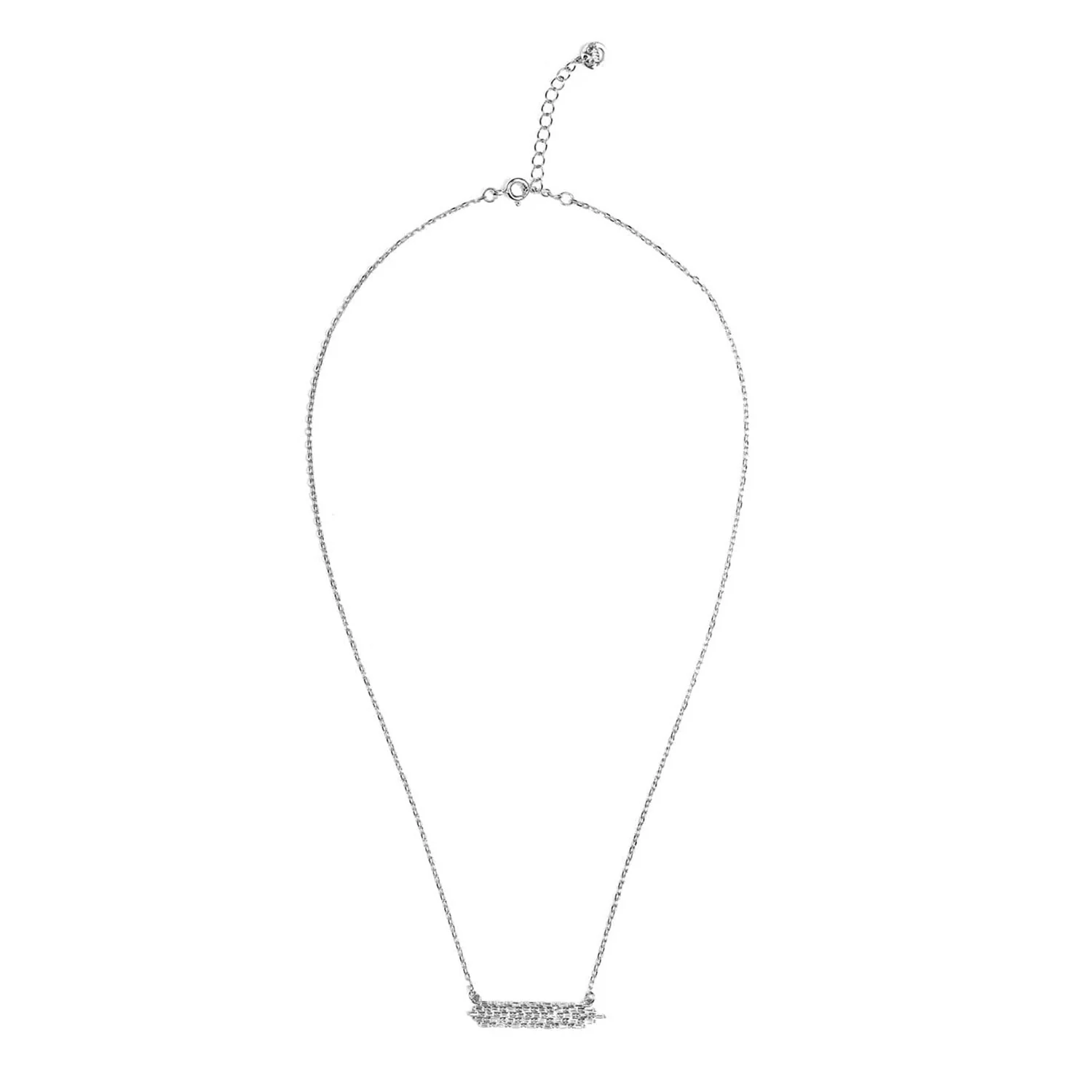 French Baguette 925 Silver Necklace - Image 3