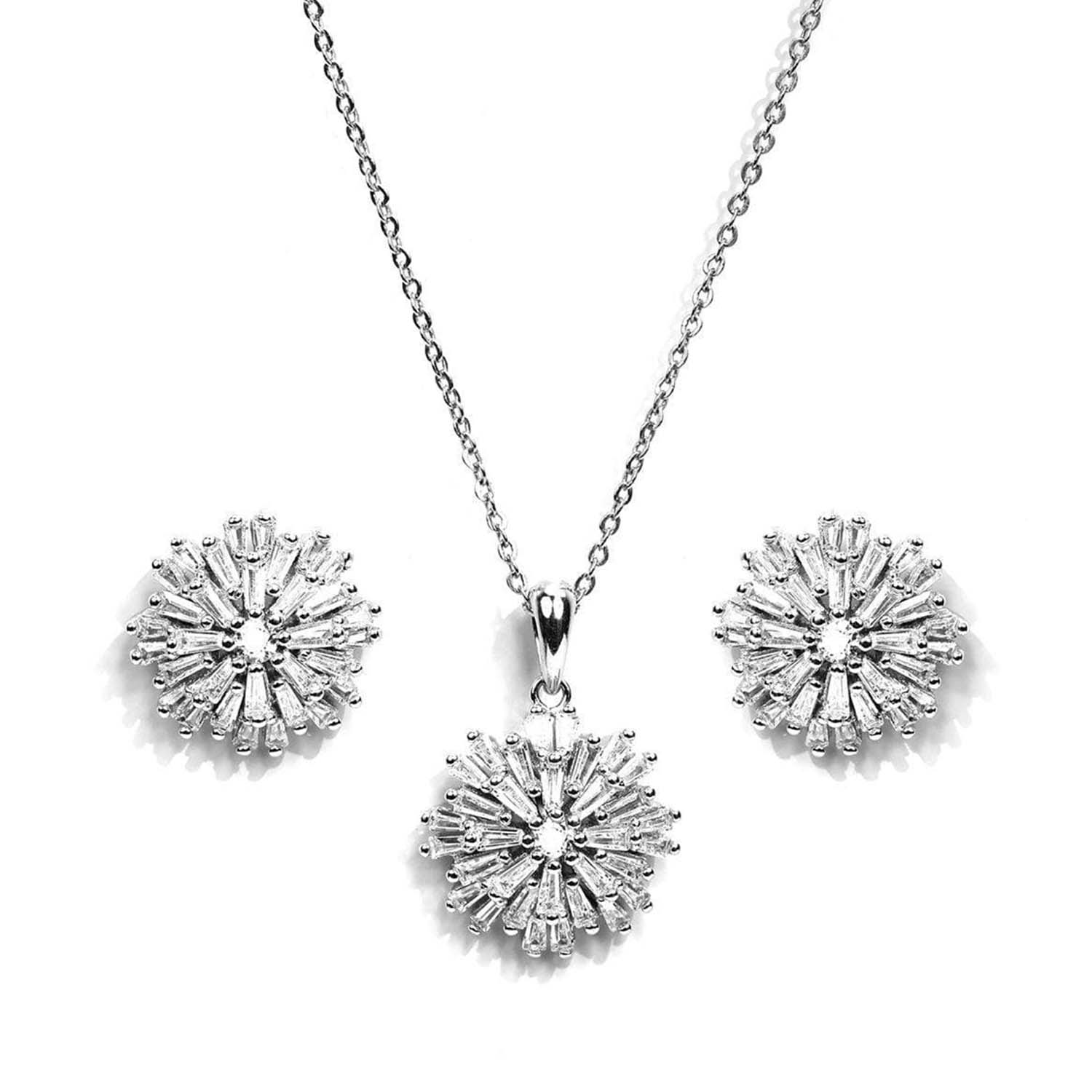 Floral Desire 925 Silver Jewellery Set - Image 3