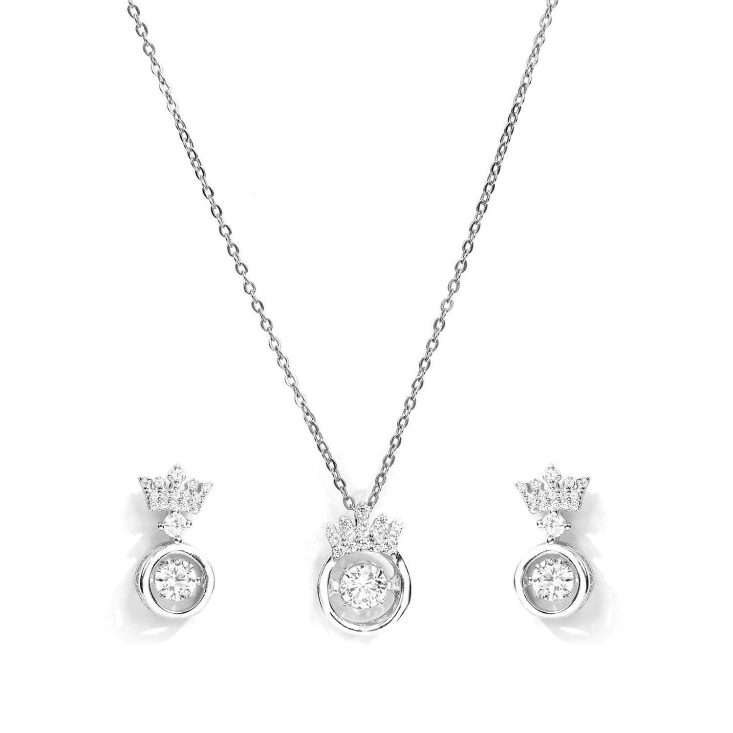 Solitaire Serendipity 925 Silver Jewellery Set - Image 4