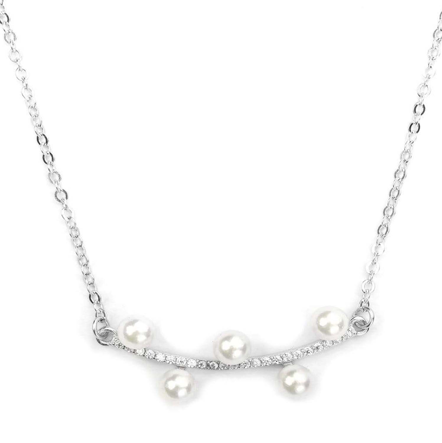 Pearl Fantasy Silver 925 Silver Necklace - Image 4