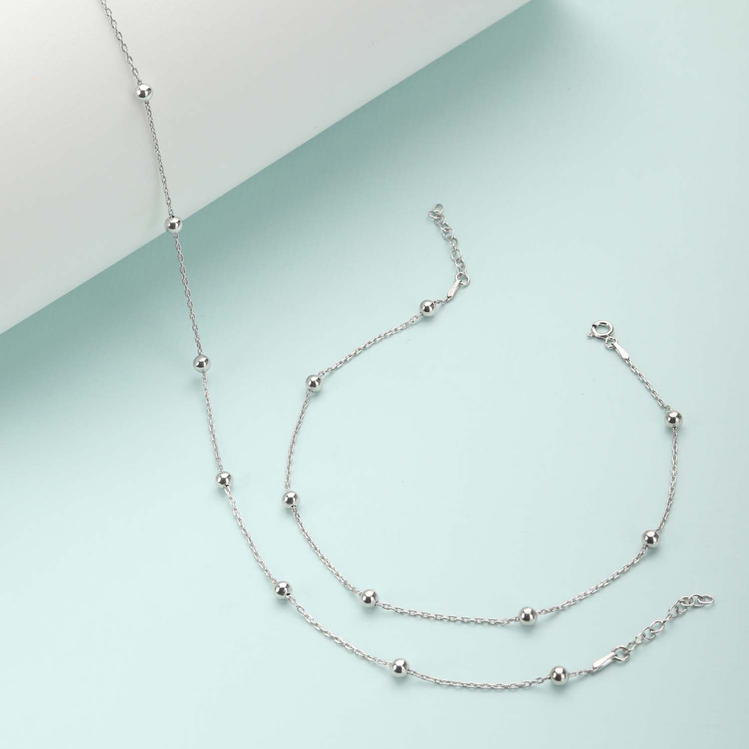 The Need for Bead 925 Silver Anklet