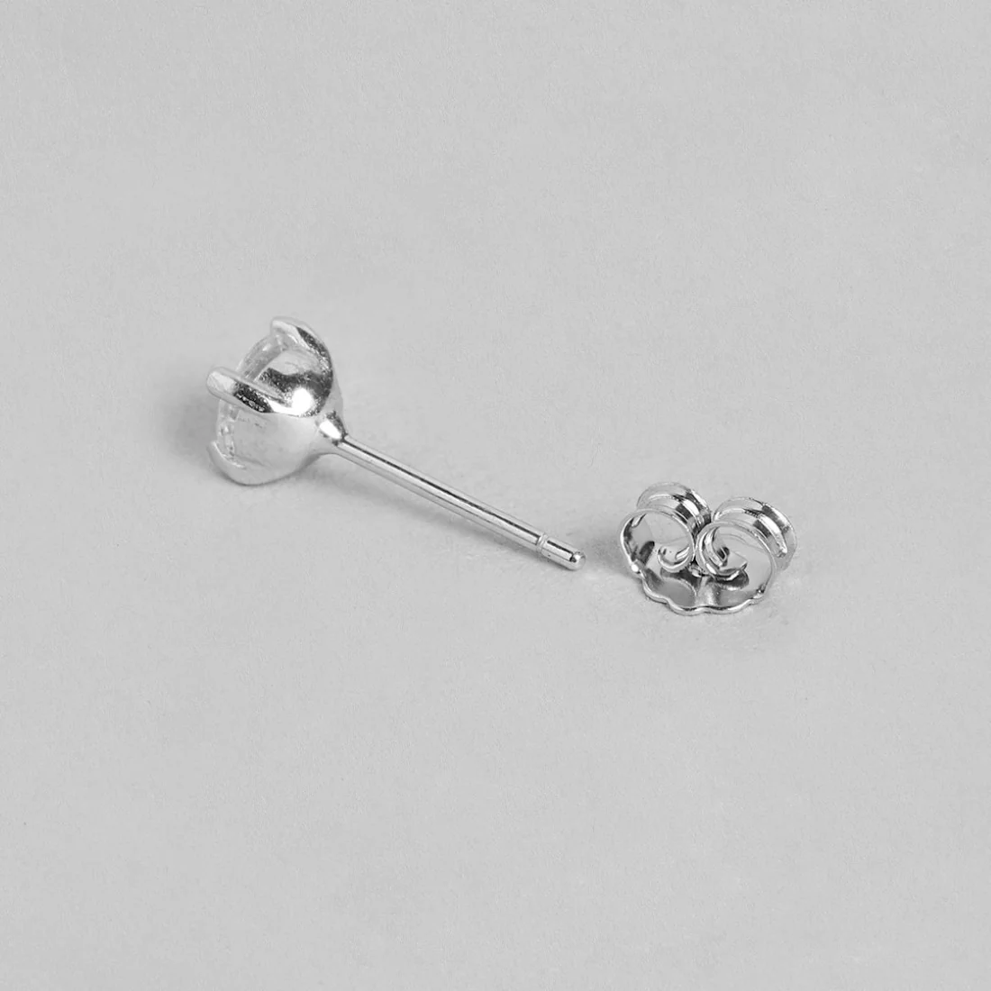 Sensational Solitaire Rhodium Plated 925 Silver Jewellery Set - Image 8