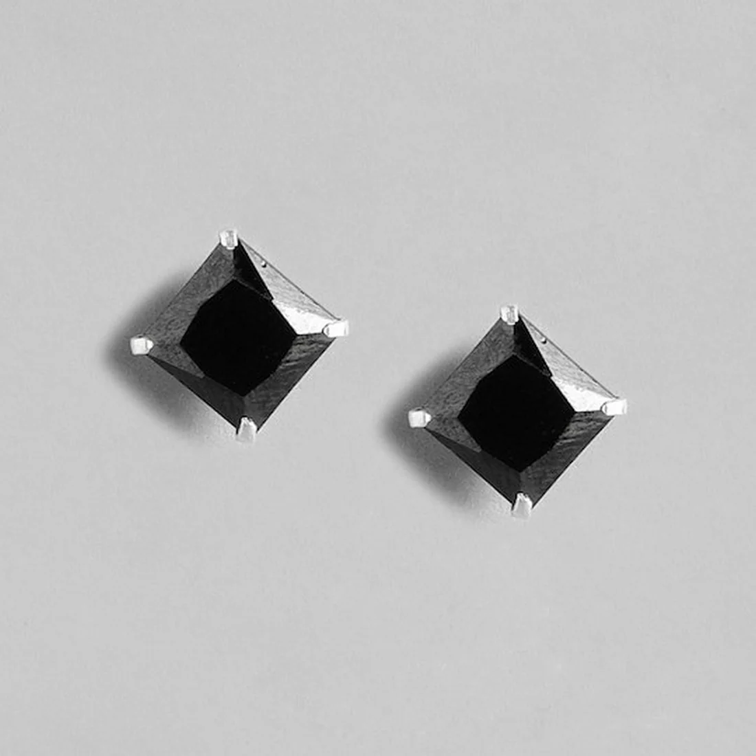 Ecstatic Black Rhodium 925 Silver Studs - Image 6