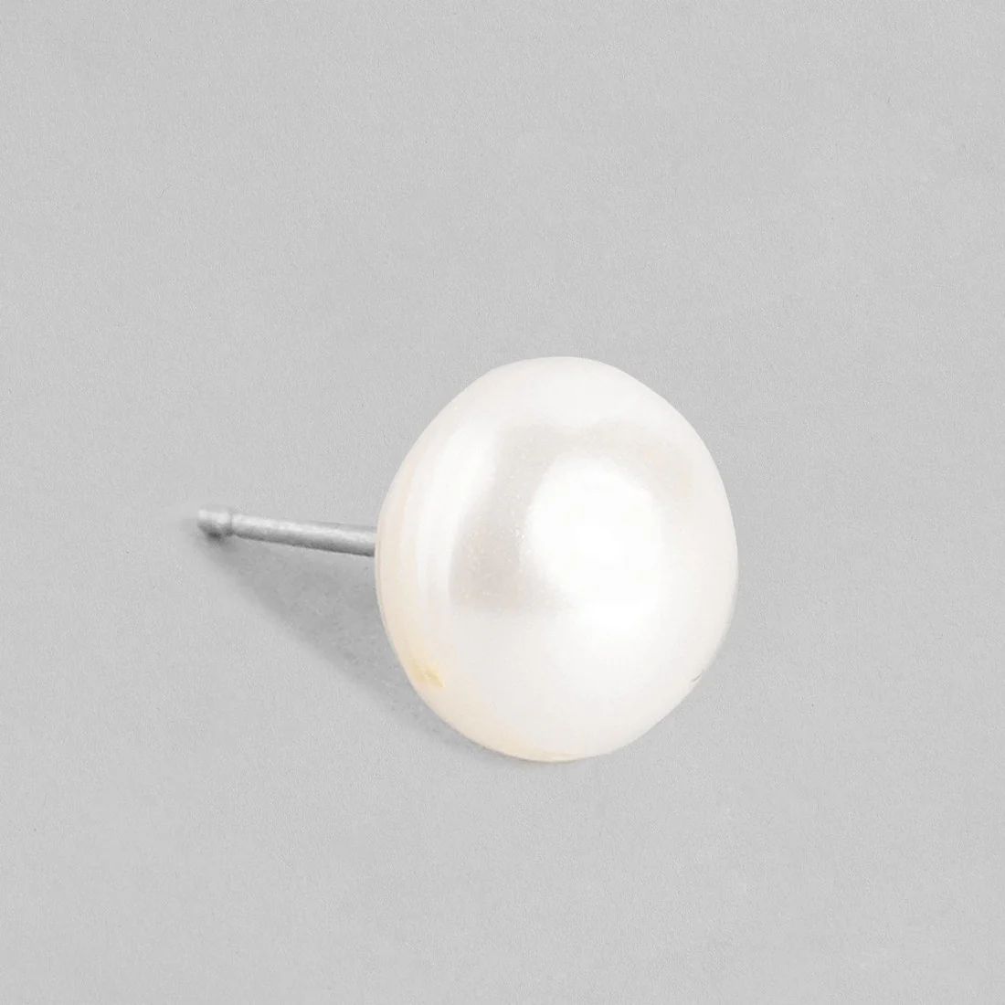 Delicate Dot Pearl 925 Silver Earrings - Image 7
