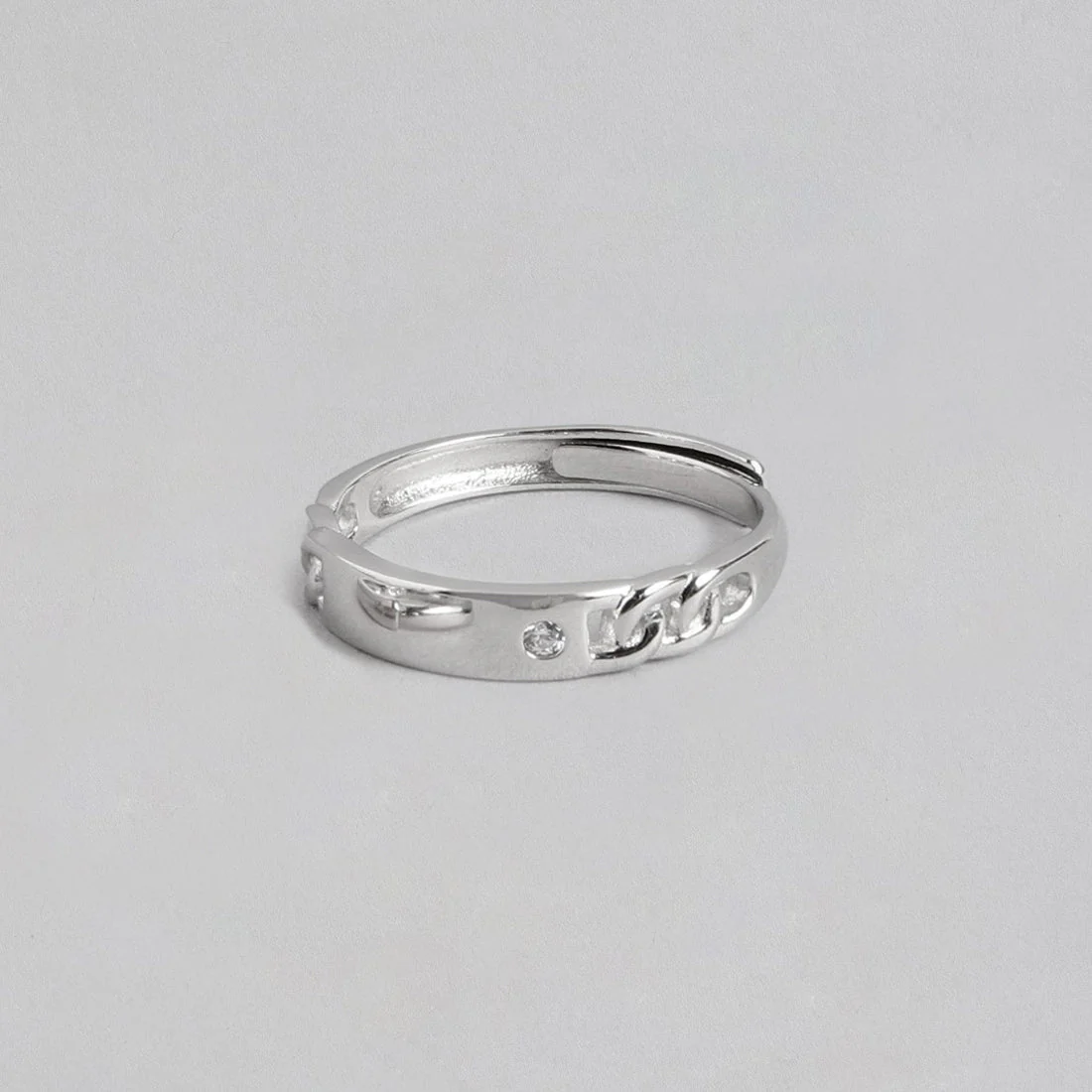 Timeless 925 Sterling Silver Ring for Him (Adjustable) - Image 7